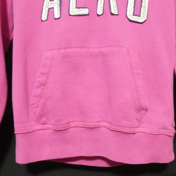 AEROPOSTALE | medium | Pink Hooded Sweatshirt / Hoodie | Kangaroo Pockets | GUC - Picture 9 of 16
